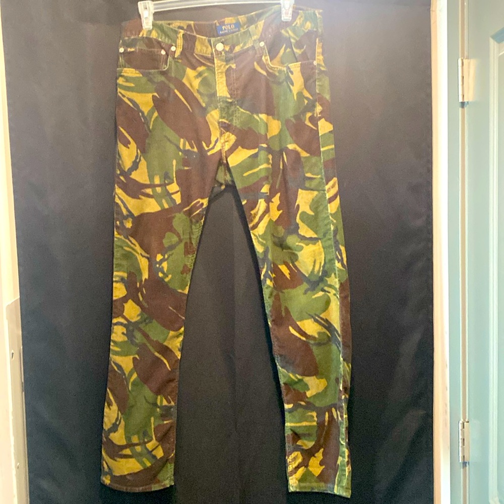 Polo by Ralph Lauren corduroy pants. Camouflage. 36W x 32L